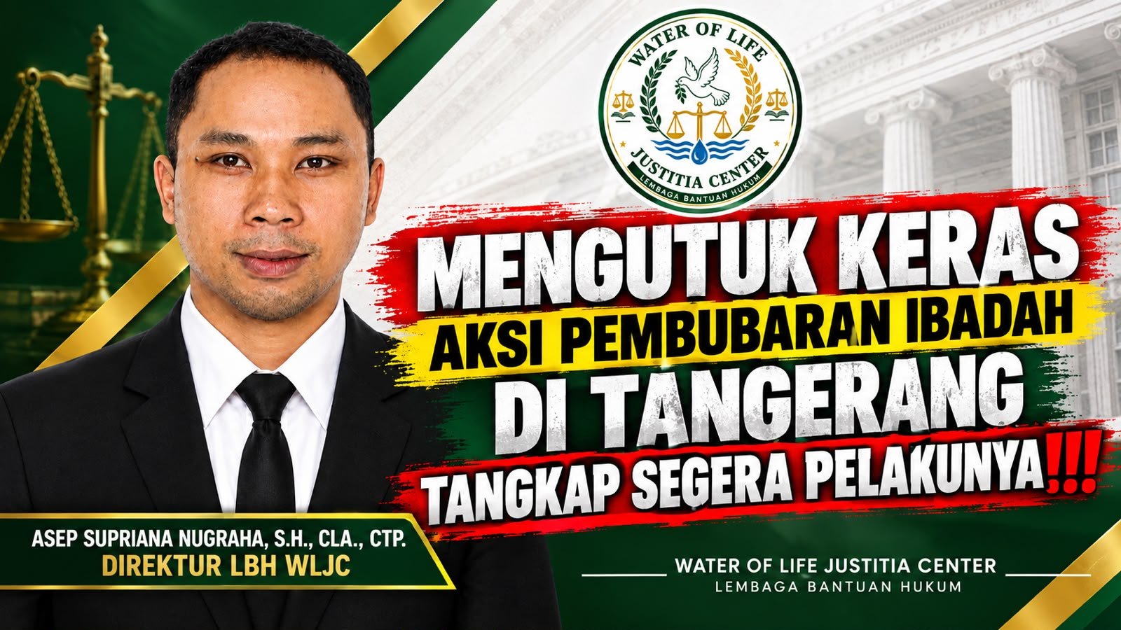 Asep Supriana Nugraha Desak Polisi Usut Intimidasi Ibadah. - thewasesanews.com