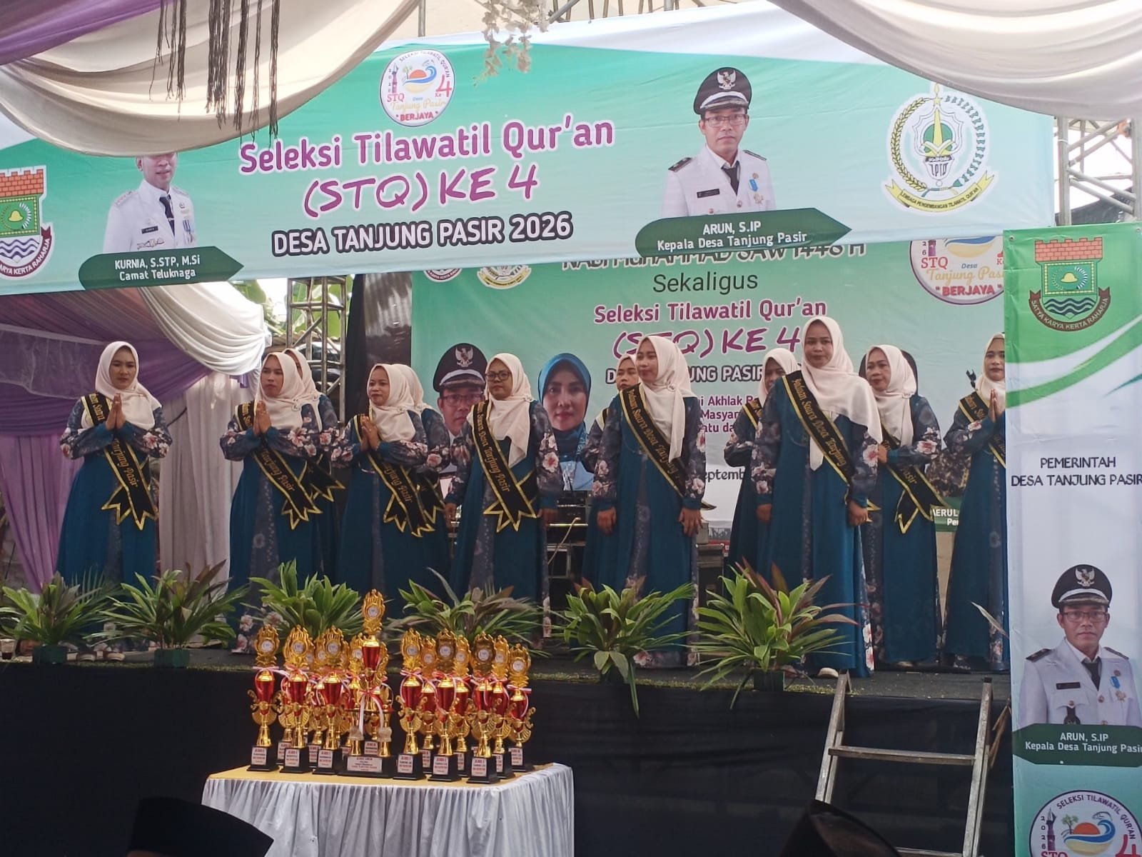 STQ Ke-4 Desa Tanjung Pasir. - thewasesanews.com