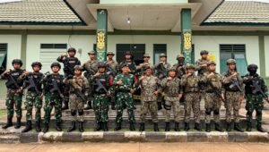 Kerjasama Pengamanan Batas Negara RI-Malaysia. - thewasesanews.com