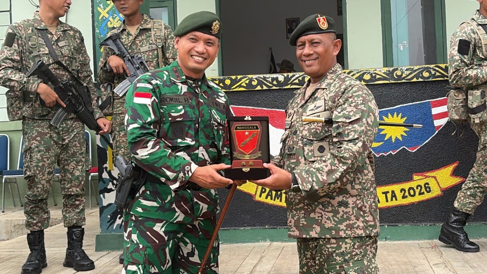Kerjasama Pengamanan Batas Negara RI-Malaysia. - thewasesanews.com