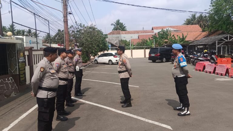 Apel Pagi Personel Polsek Mauk. - thewasesanews.com