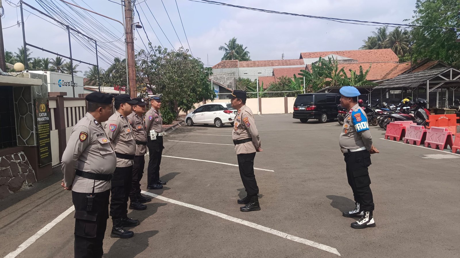 Apel Pagi Personel Polsek Mauk. - thewasesanews.com