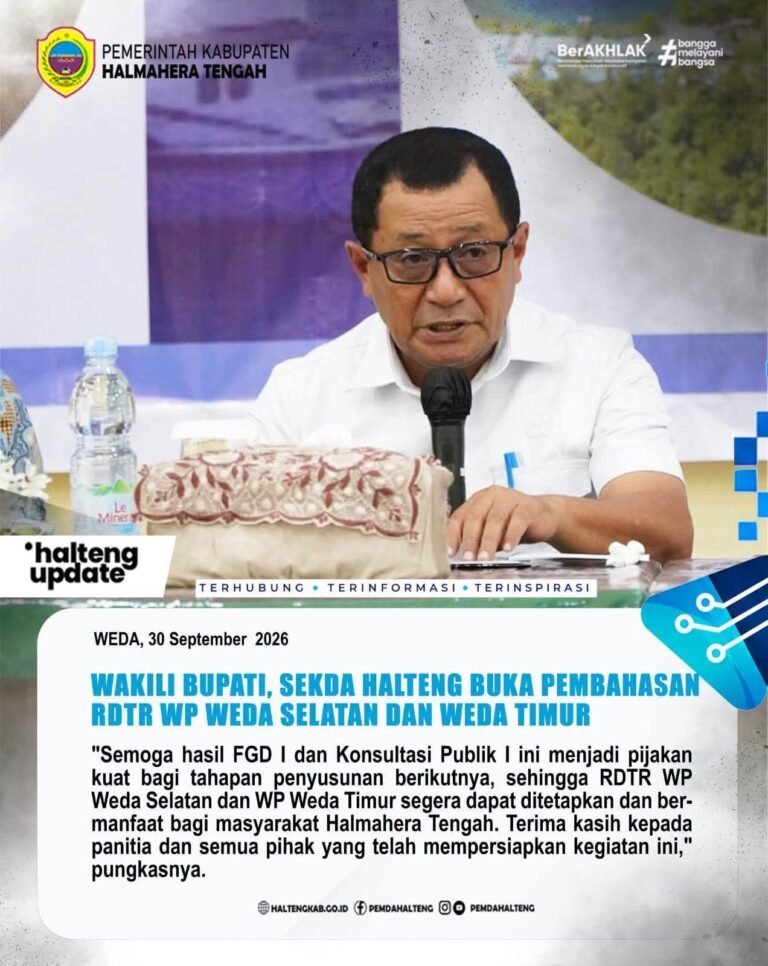 RDTR Weda Selatan dan Weda Timur. - thewasesanews.com