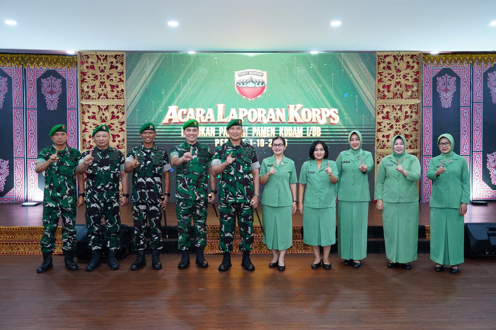 Tradisi Kenaikan Pangkat Kodam I Bukit Barisan. - thewasesanews.com