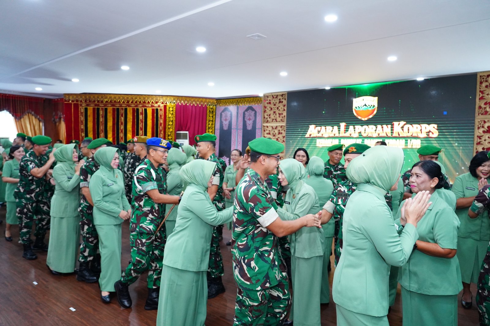 Tradisi Kenaikan Pangkat Kodam I Bukit Barisan. - thewasesanews.com
