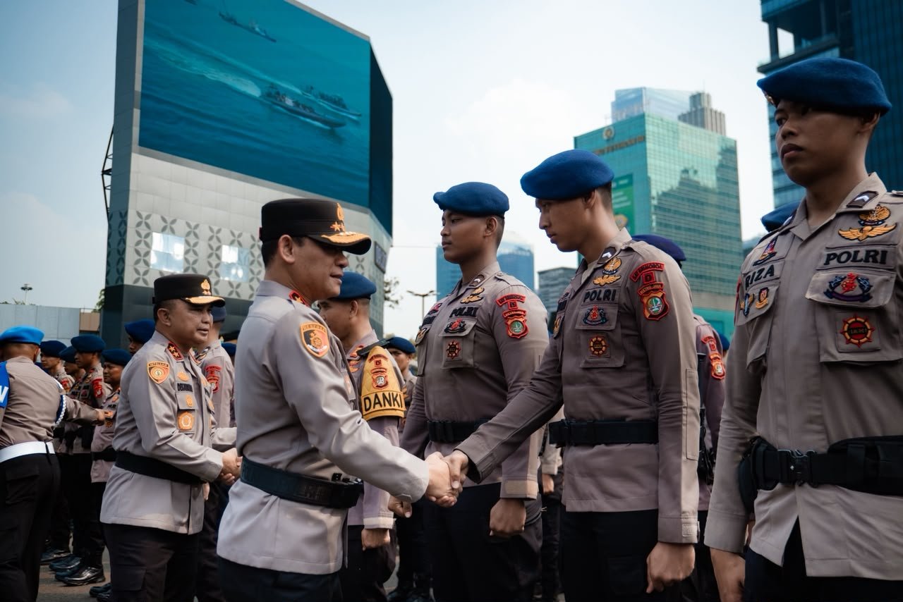 Apel Kebesaran Polda Metro Jaya. - thewasesanews.com