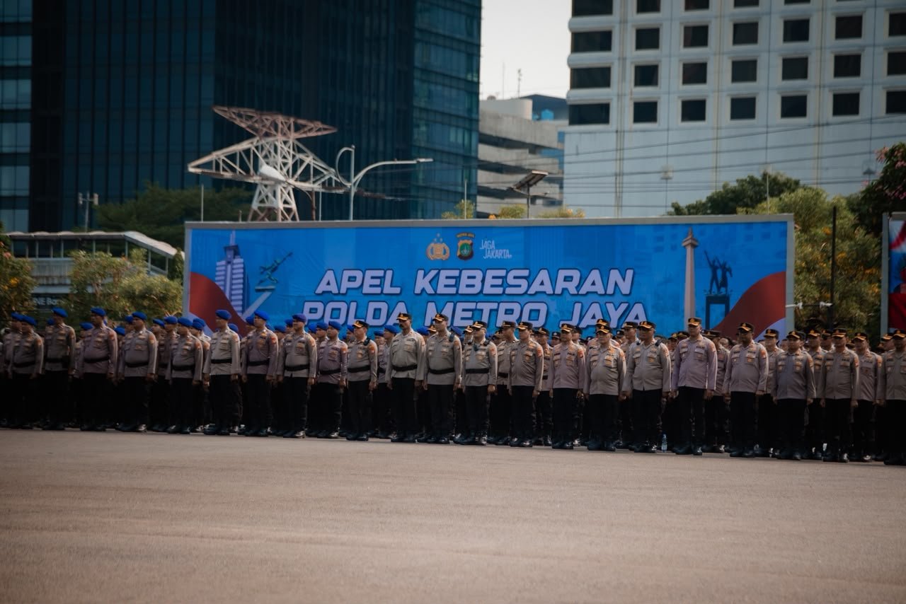 Apel Kebesaran Polda Metro Jaya. - thewasesanews.com