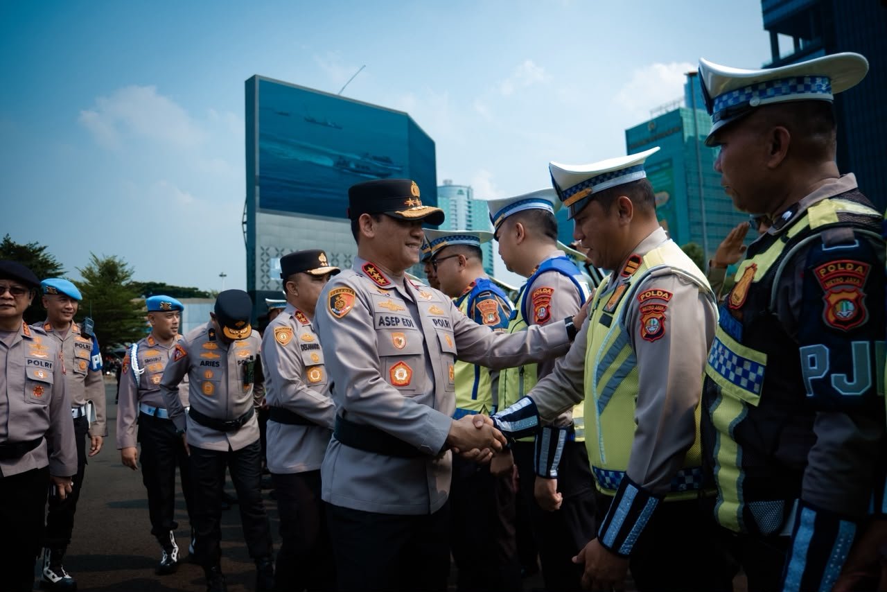 Apel Kebesaran Polda Metro Jaya. - thewasesanews.com