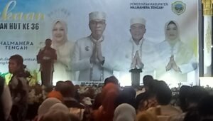 Wakil Bupati Ahlan Djumadil Buka HUT ke-36 Halmahera Tengah. - thewasesanews.com