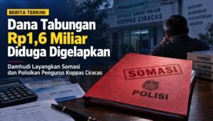 Damhudi Somasi Koppas Ciracas Dana Rp1,6 Miliar. - thewasesanews.com