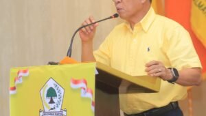 Ikram Malan Sangadji Buka Musda VI Golkar Halut. - thewasesanews.com
