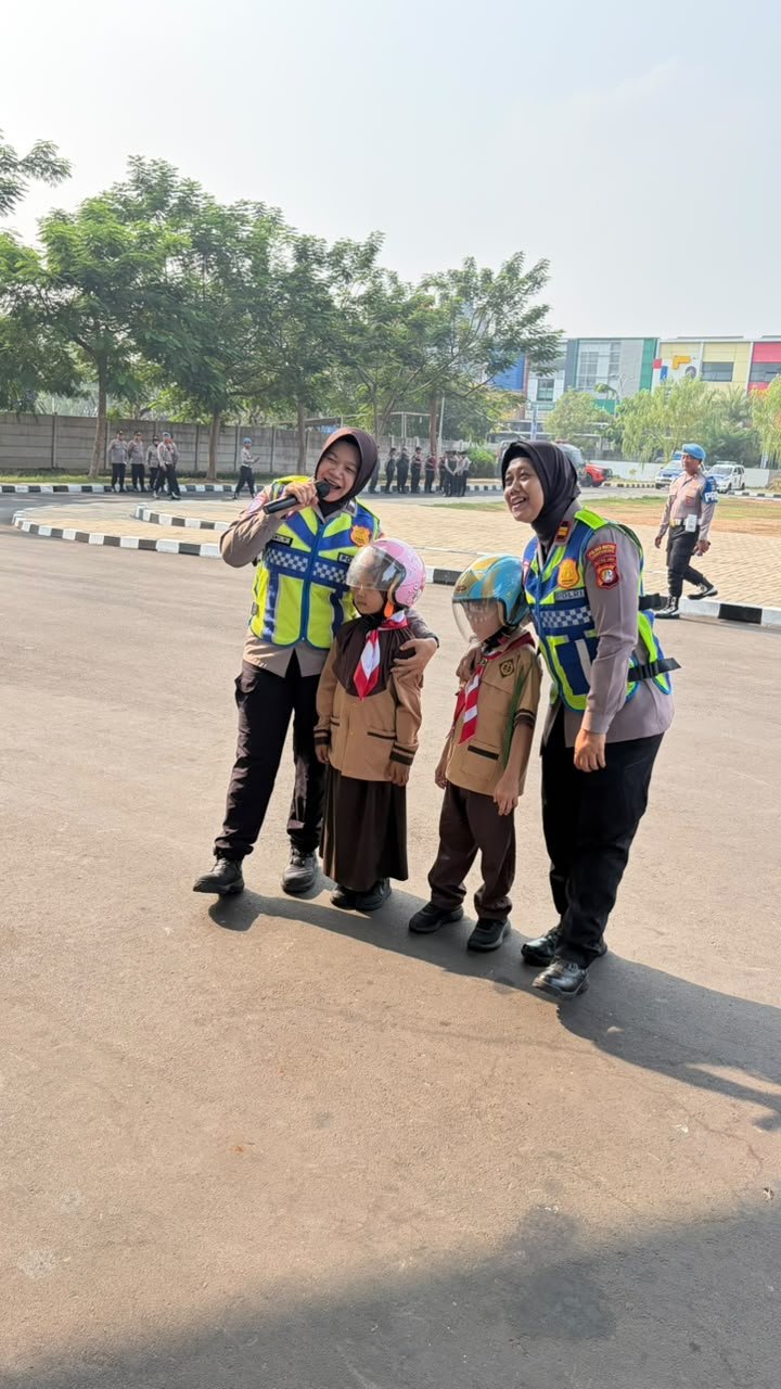 Polres Metro Tangerang Kota Terima Kunjungan SDN Sukasari 3. - thewasesanews.com