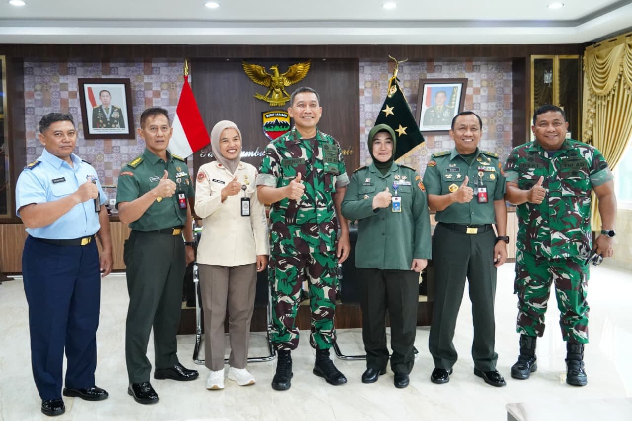 Pangdam I BB Terima Dir SDM Kuathan Kemhan. - thewasesanews.com