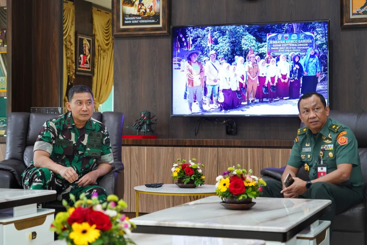 Pangdam I BB Terima Dir SDM Kuathan Kemhan. - thewasesanews.com