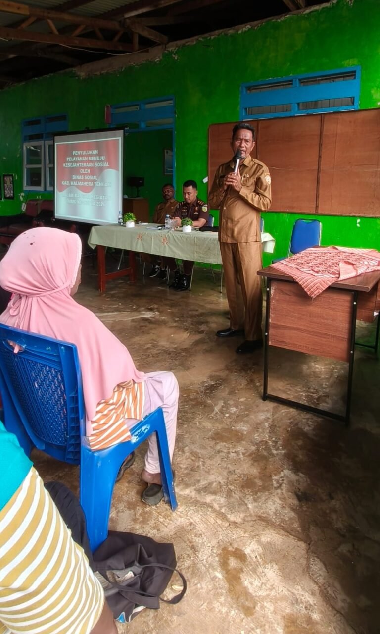 Kadis Sosial Halteng Sosialisasi Program Strategis TMMD 130. - thewasesanews.com