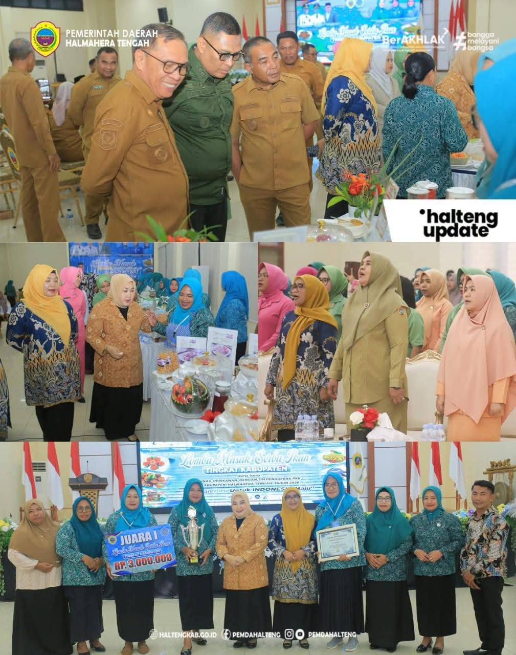 Bupati Ikram Malan Sangadji Buka Lomba Masak Serba Ikan. - thewasesanews.com