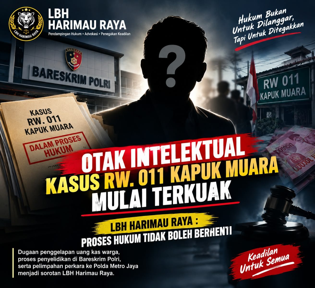 Tabir Otak Intelektual Kasus RW 011 Kapuk Muara. - thewasesanews.com