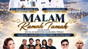 Peringati HUT ke-36 Halteng Sejumlah Artis Siap Guncang Kota Weda. - thewasesanews.com