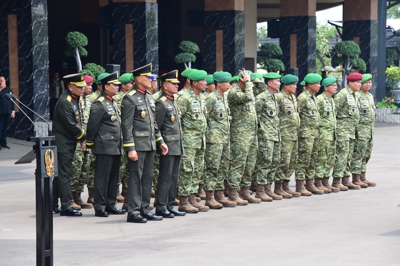 Rangkaian Penghormatan Terakhir TNI AD untuk Mantan Kasad Subagyo Hadi Siswoyo. - thewasesanews.com