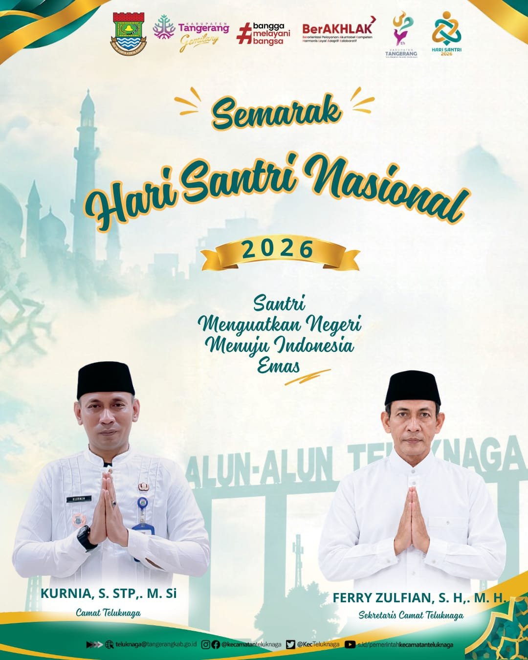 Hari Santri Ke-12 Diperingati Khidmat di Kecamatan Teluknaga dan Kosambi. - Thewasesanews.com