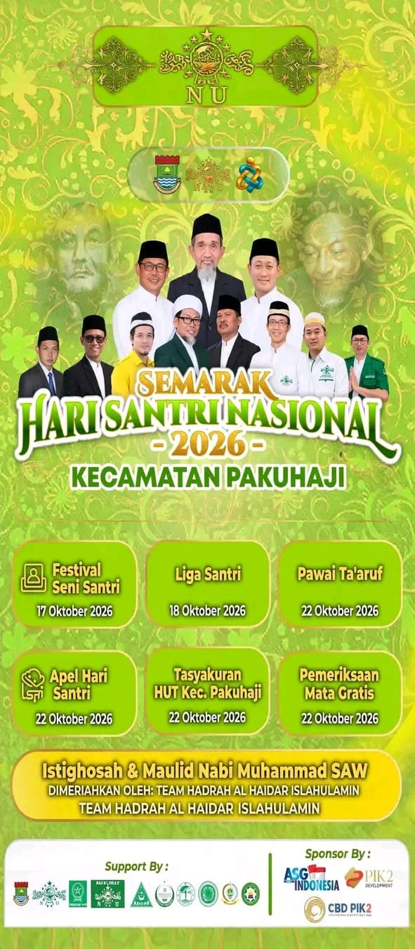 Semarak Hari Santri Nasional 2026 Kecamatan Pakuhaji. - thewasesanews.com