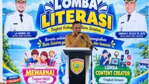 Perpustakaan Ramai Lagi Ratusan Anak Buru Selatan Ikut Lomba Literasi. - thewasesanews.com