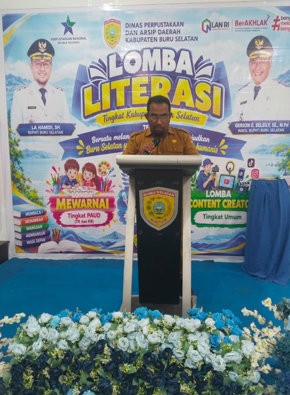 Perpustakaan Ramai Lagi Ratusan Anak Buru Selatan Ikut Lomba Literasi. - thewasesanews.com