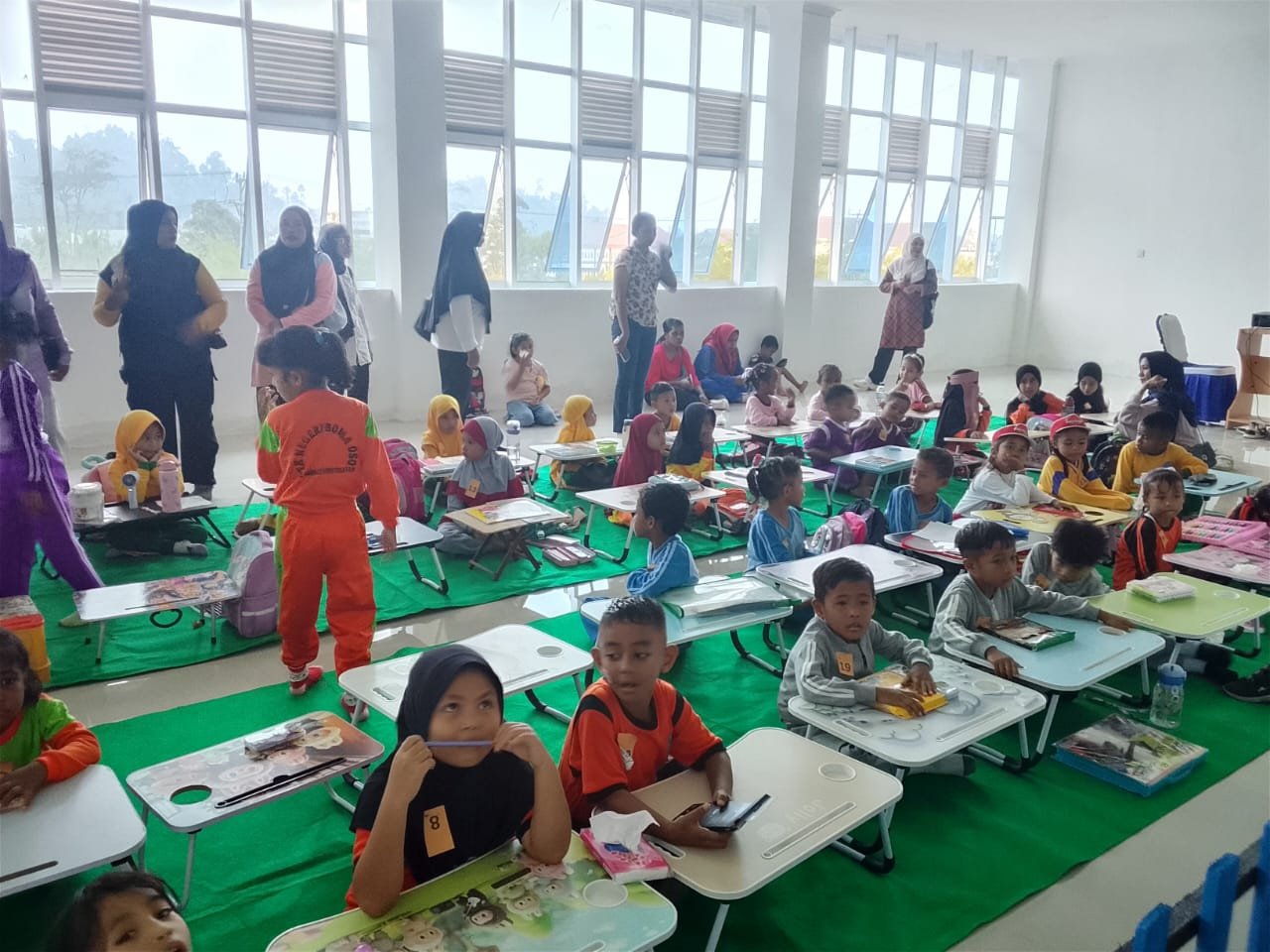 Perpustakaan Ramai Lagi Ratusan Anak Buru Selatan Ikut Lomba Literasi. - thewasesanews.com